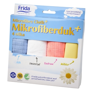 Mikrofiberduk Frida 4-p