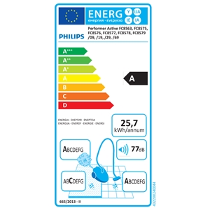 Philips Dammsugare FC8576 AAA-Klass