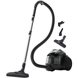 Påslös golvdammsugare EL61C2GRN Black