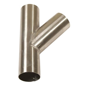 Stålgrenrör 45° 50-102mm